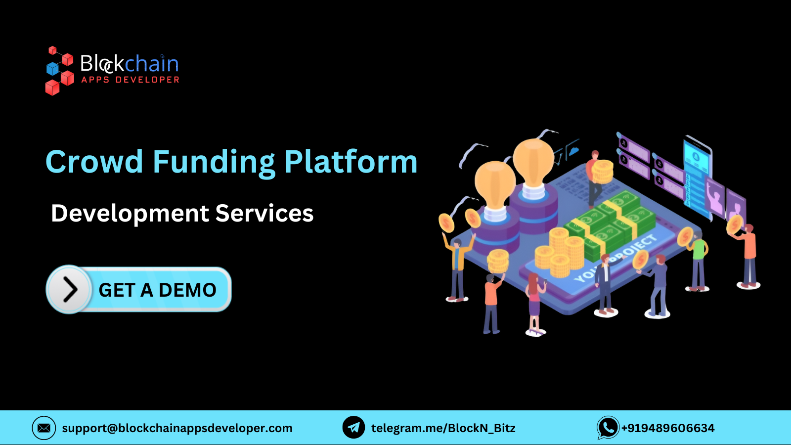 Crowd Funding Platform Development Services - BlockchainAppsDeveloper