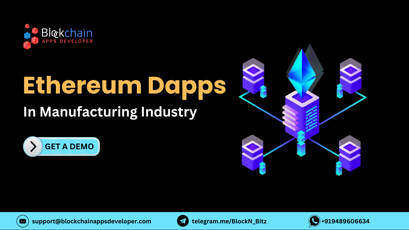 Ethereum DApps in Manufacturing Industry - BlockchainAppsDeveloper