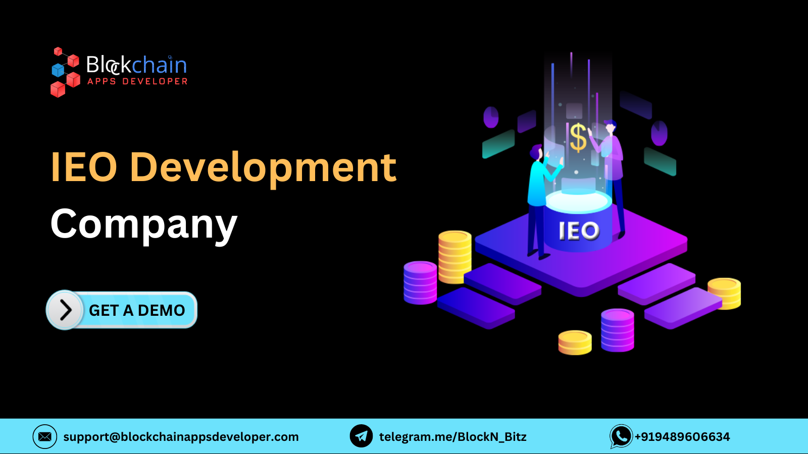 IEO Development Company | Initial Exchange Offering Services |  BlockchainAppsDeveloper