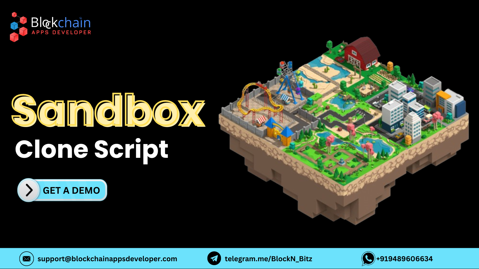 Sandbox Clone Script | Build Metaverse NFT Marketplace